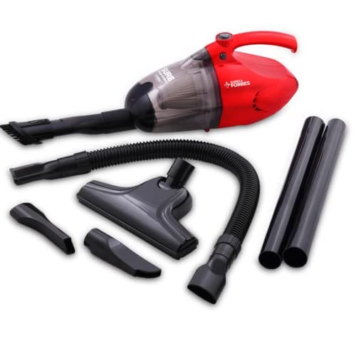 Best Overall: Eureka Forbes Compact 700 Watts Powerful Suction & Blower Vacuum Cleaner with Washable HEPA Filter & 6 Accessories,Compact,1 Year Warranty,Light Weight & Easy to use (Red & Black)